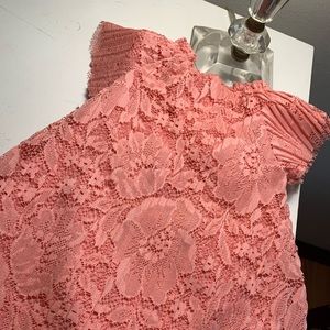 NWOT pink lace dress with bloomers